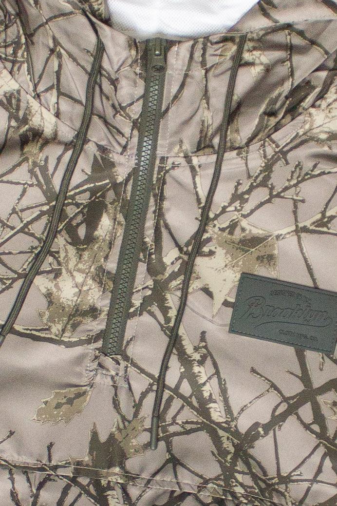 Woodland Camo Pullover Windbreaker Product Image