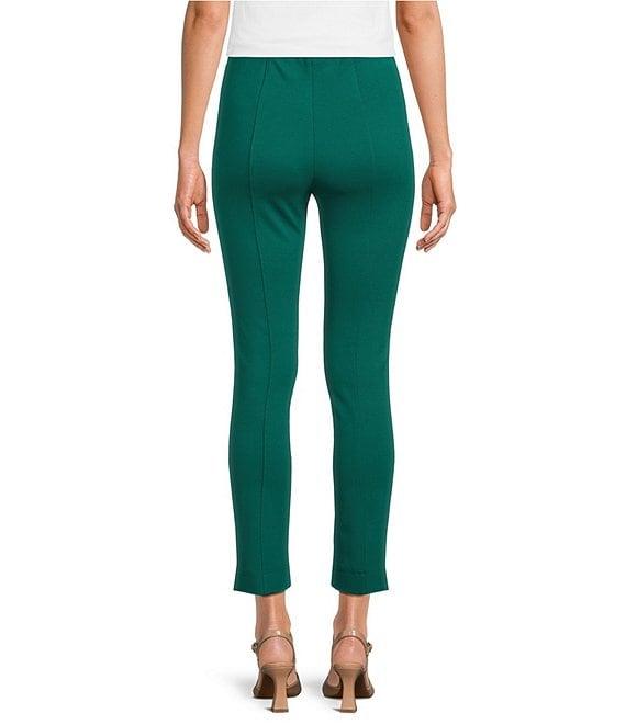 Slim Factor by Investments Coordinating Stretch Ponte Knit Ankle Skinny Pants Product Image