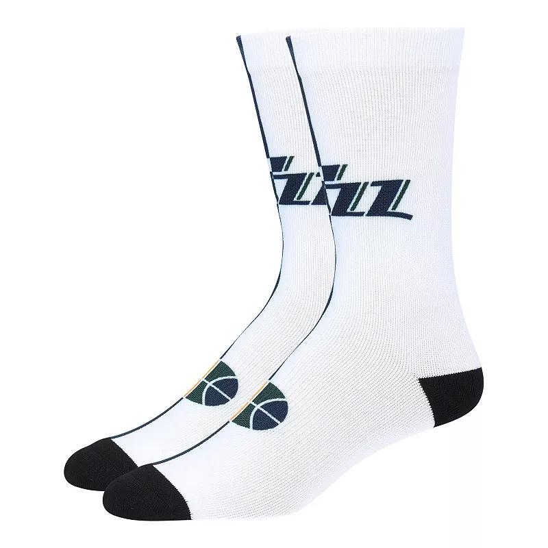 Men's Utah Jazz Split Crew Socks, Size: Large, Jaz Blue Product Image