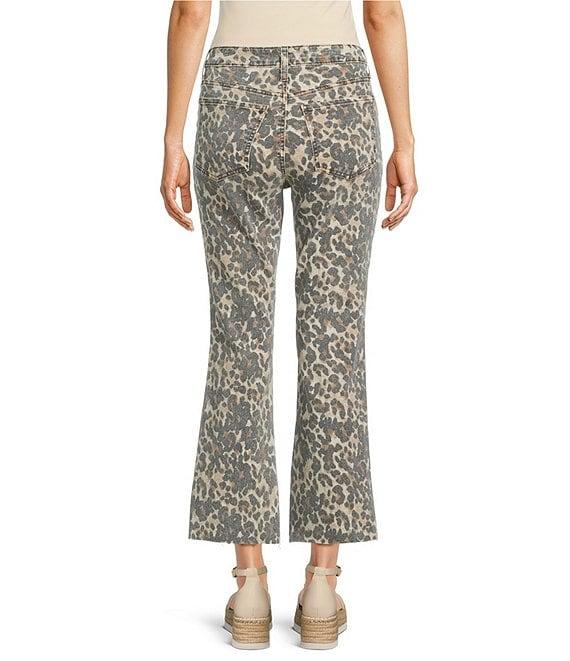 KUT from the Kloth Kelsey Cheetah Print High Rise Flare Leg Jeans Product Image