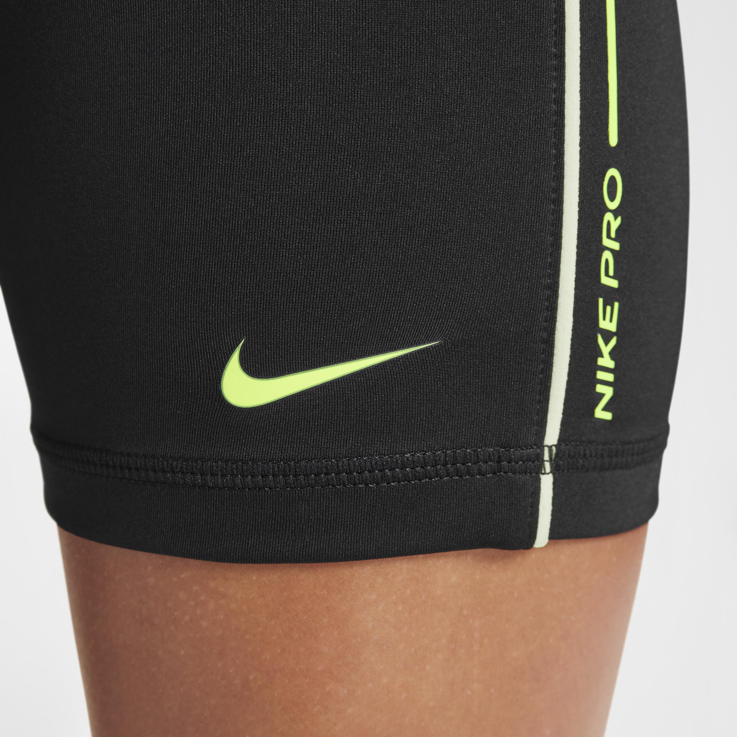 Womens Nike Pro Girls Dri-FIT 3 Shorts | FZ5614-010 Product Image