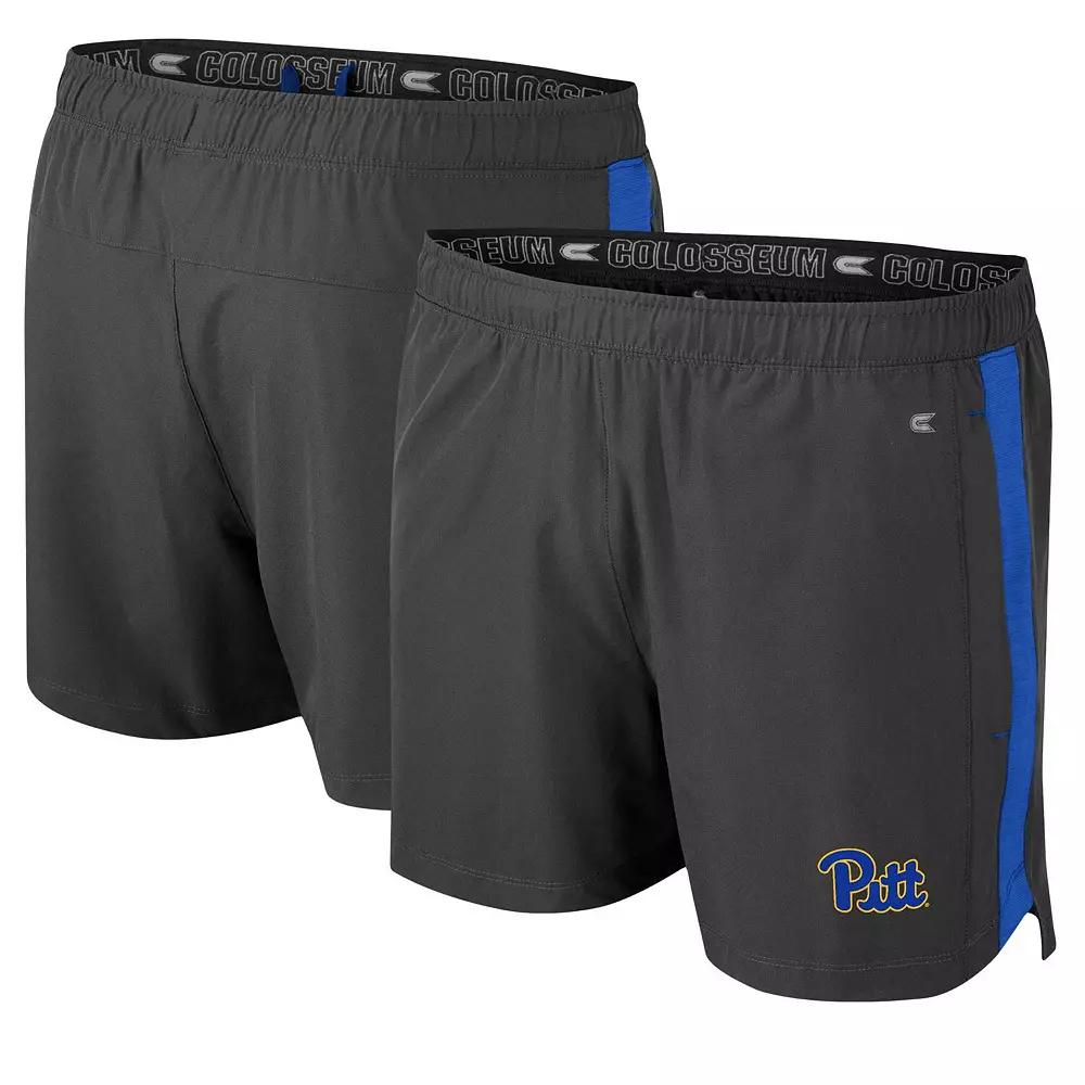 Men's Colosseum Charcoal Pitt Panthers Langmore Shorts, Size: Large Product Image