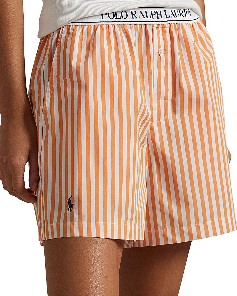 Womens Striped Boxer Shorts Product Image