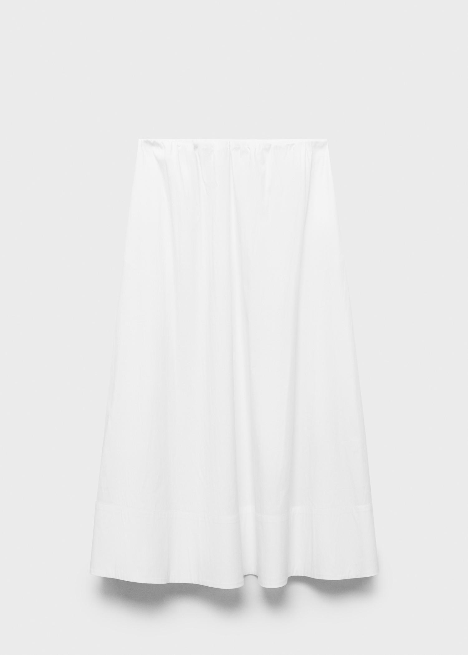 Flared cotton skirt - Women | MANGO USA Product Image