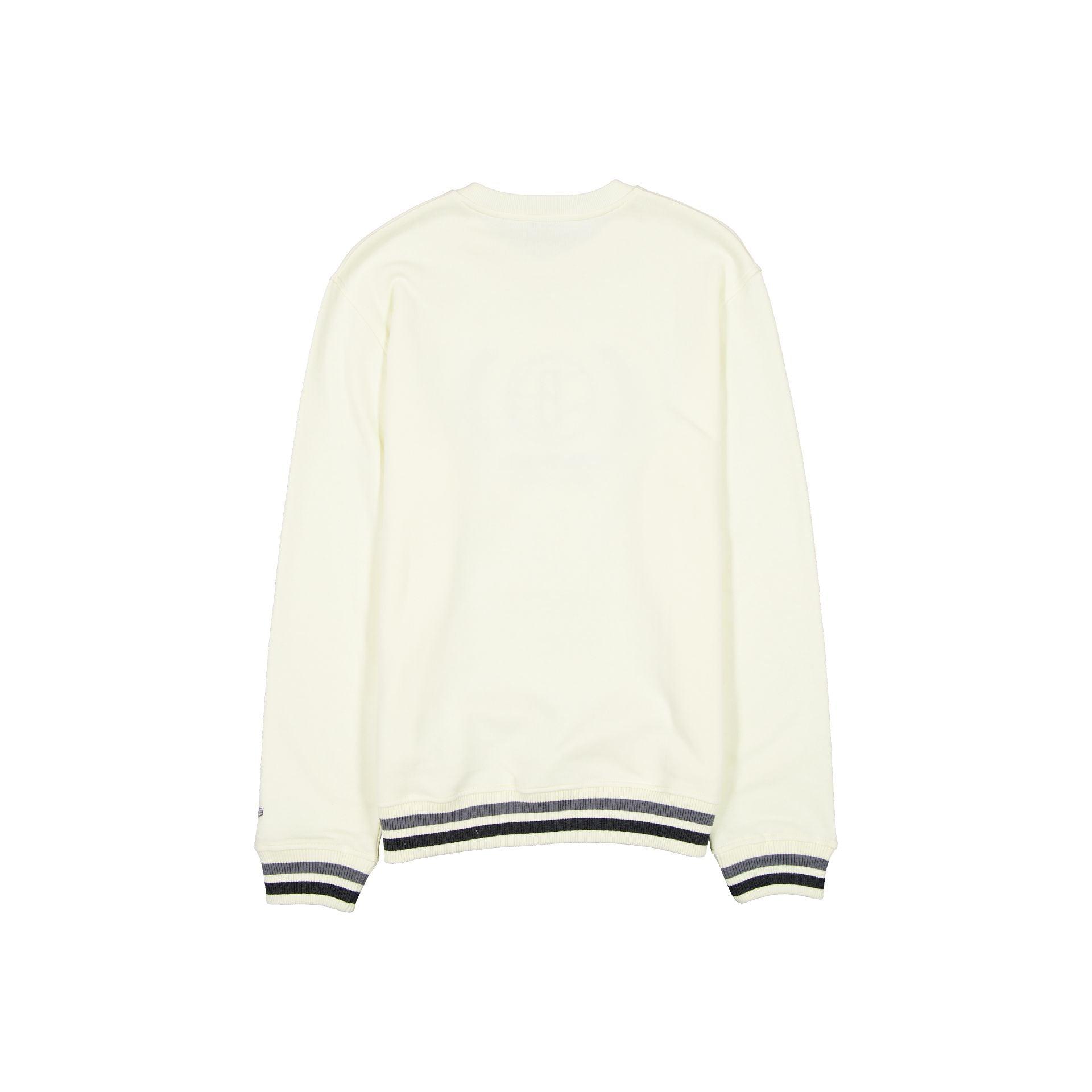 Los Angeles Dodgers Throwback Chrome White Crewneck Male Product Image