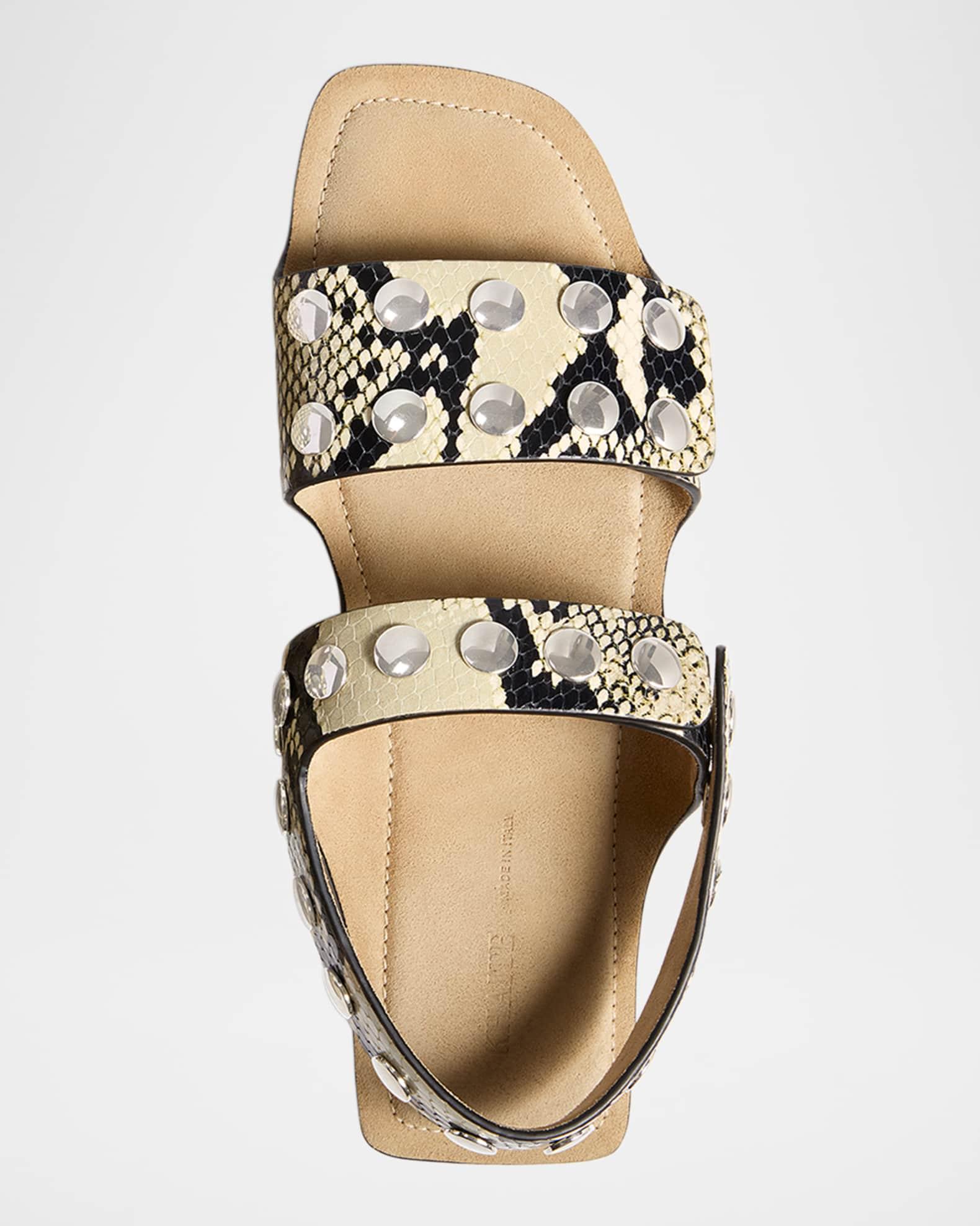Boden Studded Leather Flat Sandals Product Image
