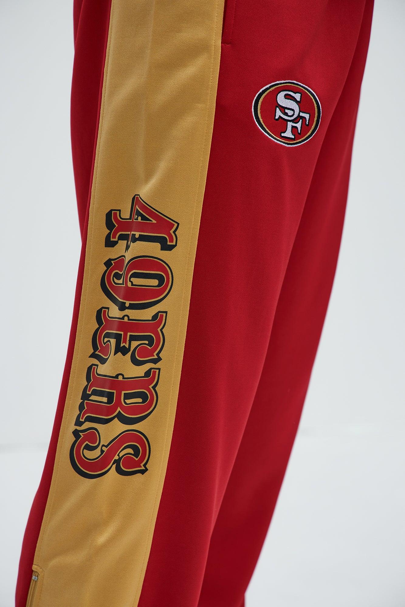 49ers Stand By Track Pants - Red/combo Male Product Image