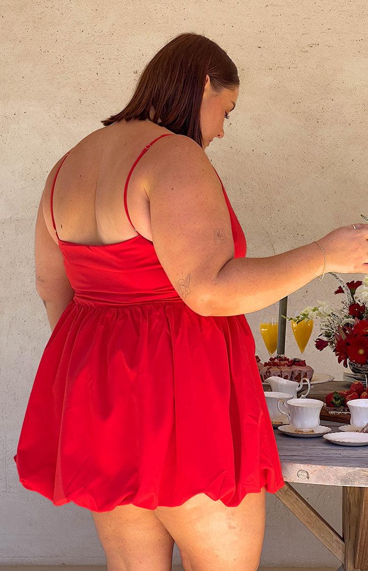 Hedley Red Mini Dress Product Image