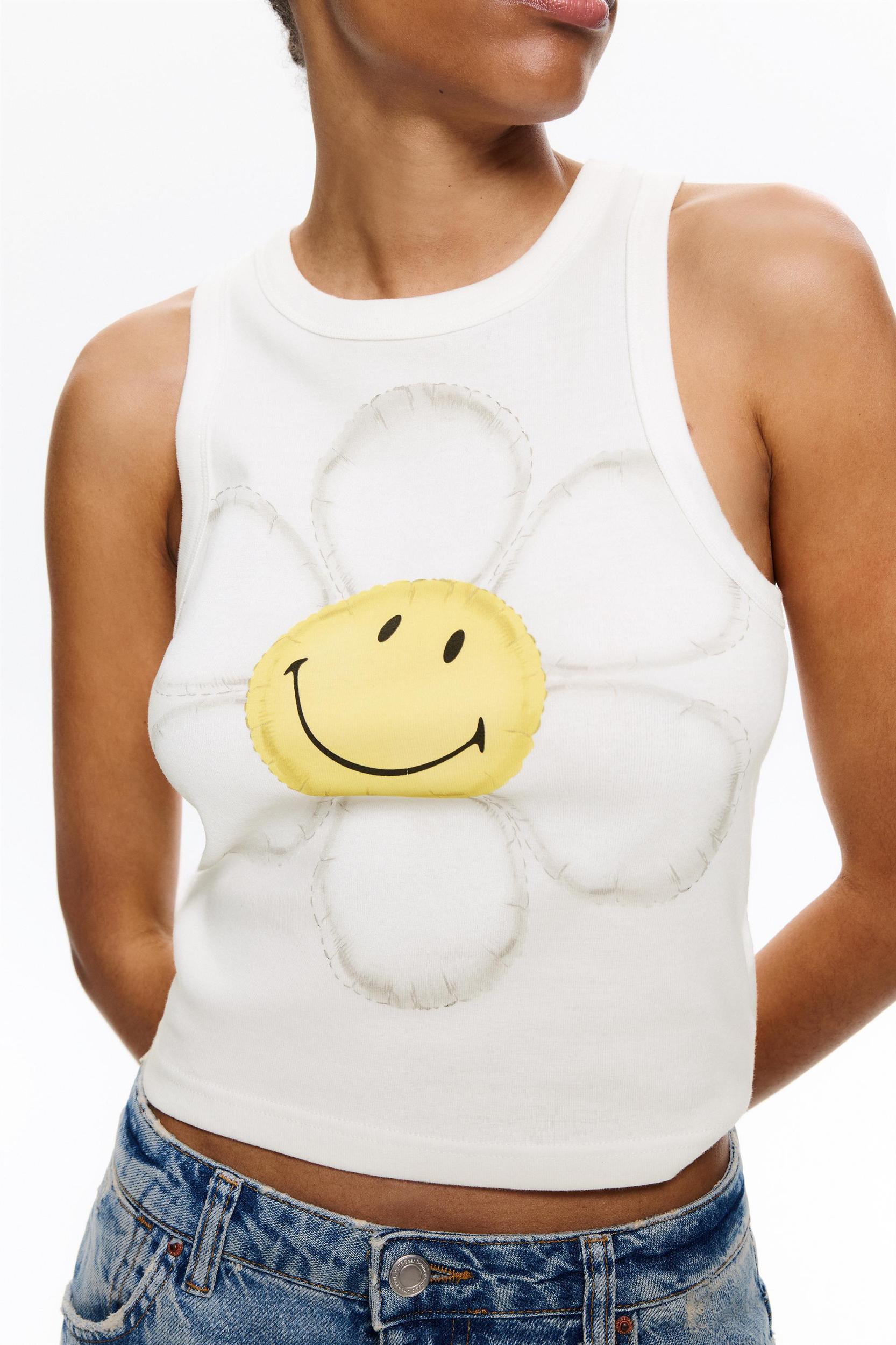 Smiley flower tank top Product Image