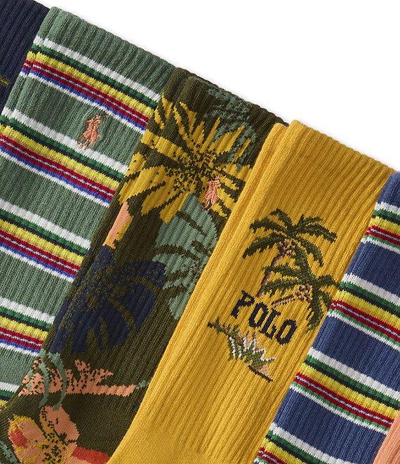 Polo Ralph Lauren Surf Club Bear 6-Pack Socks Product Image