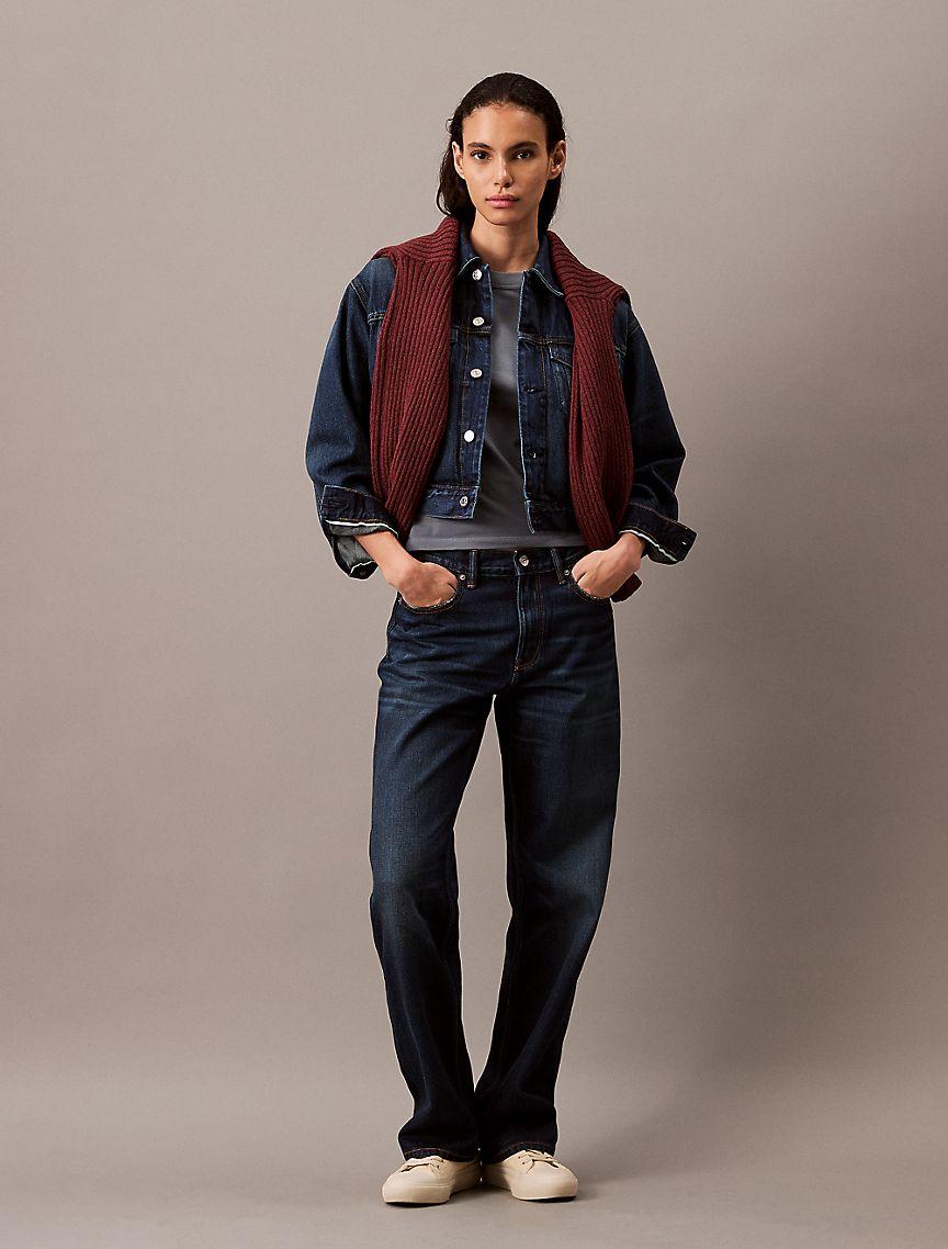 90s Denim Trucker Jacket Product Image