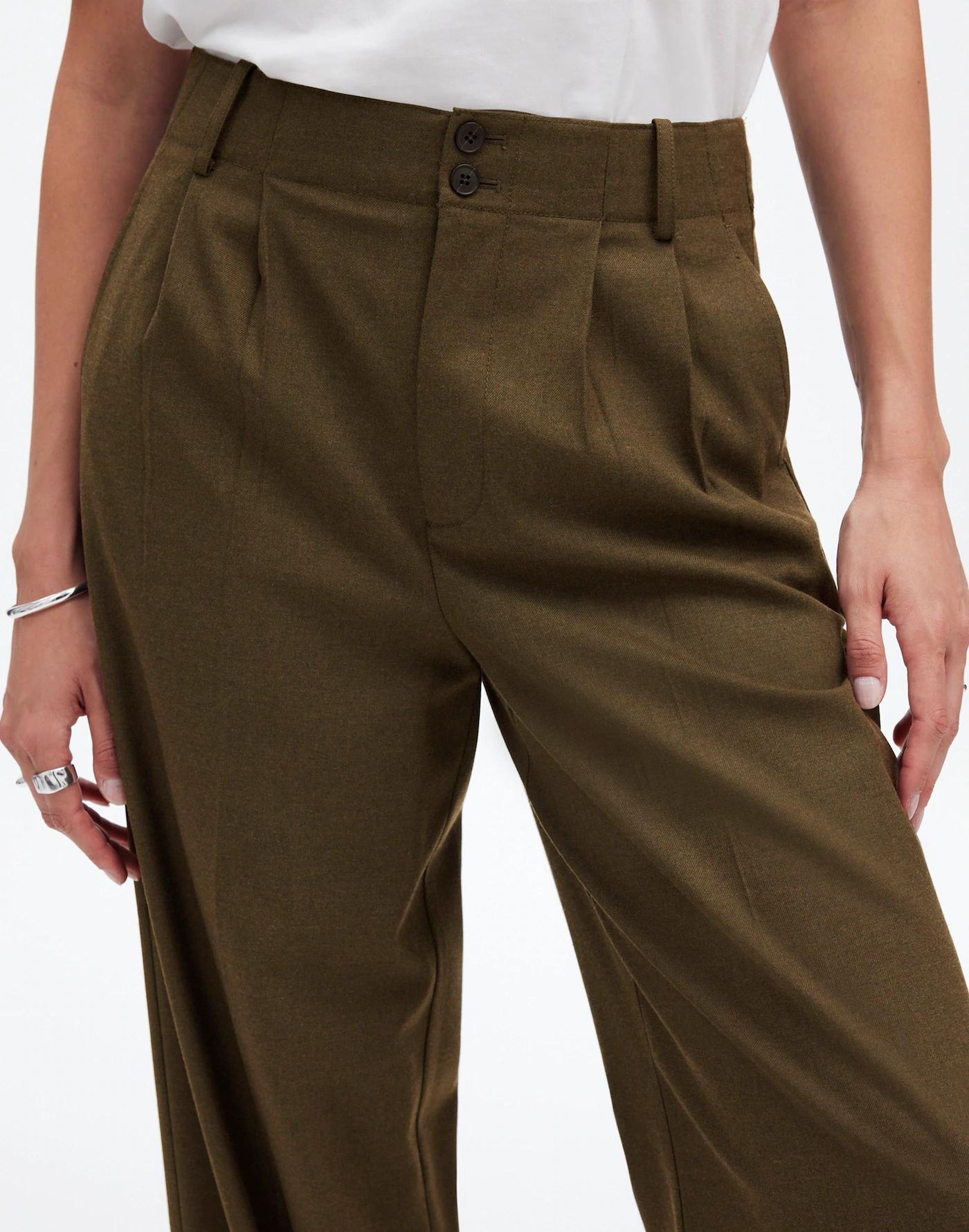 The Tall Harlow Wide-Leg Trouser in Brushed Twill Product Image