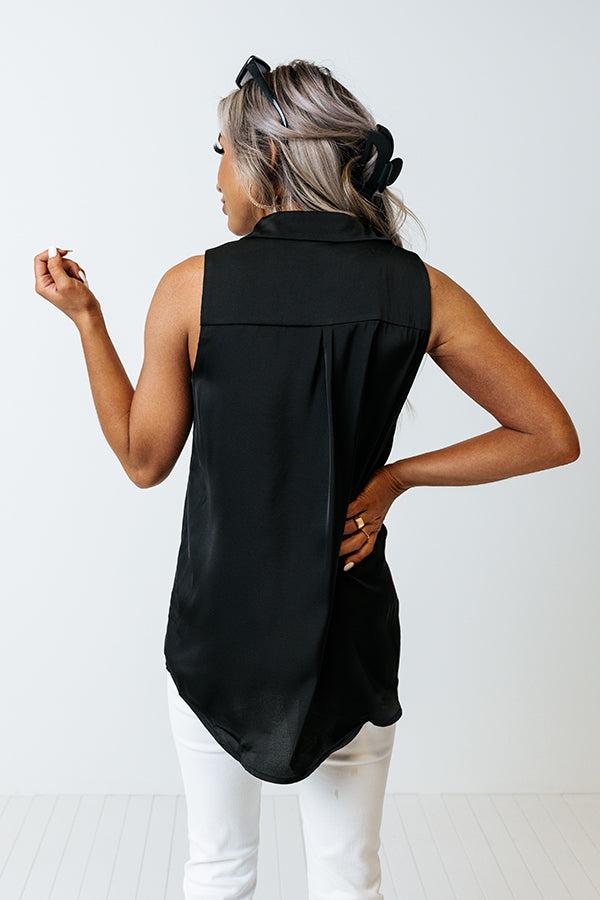 Martini Nights Shift Top In Black Product Image