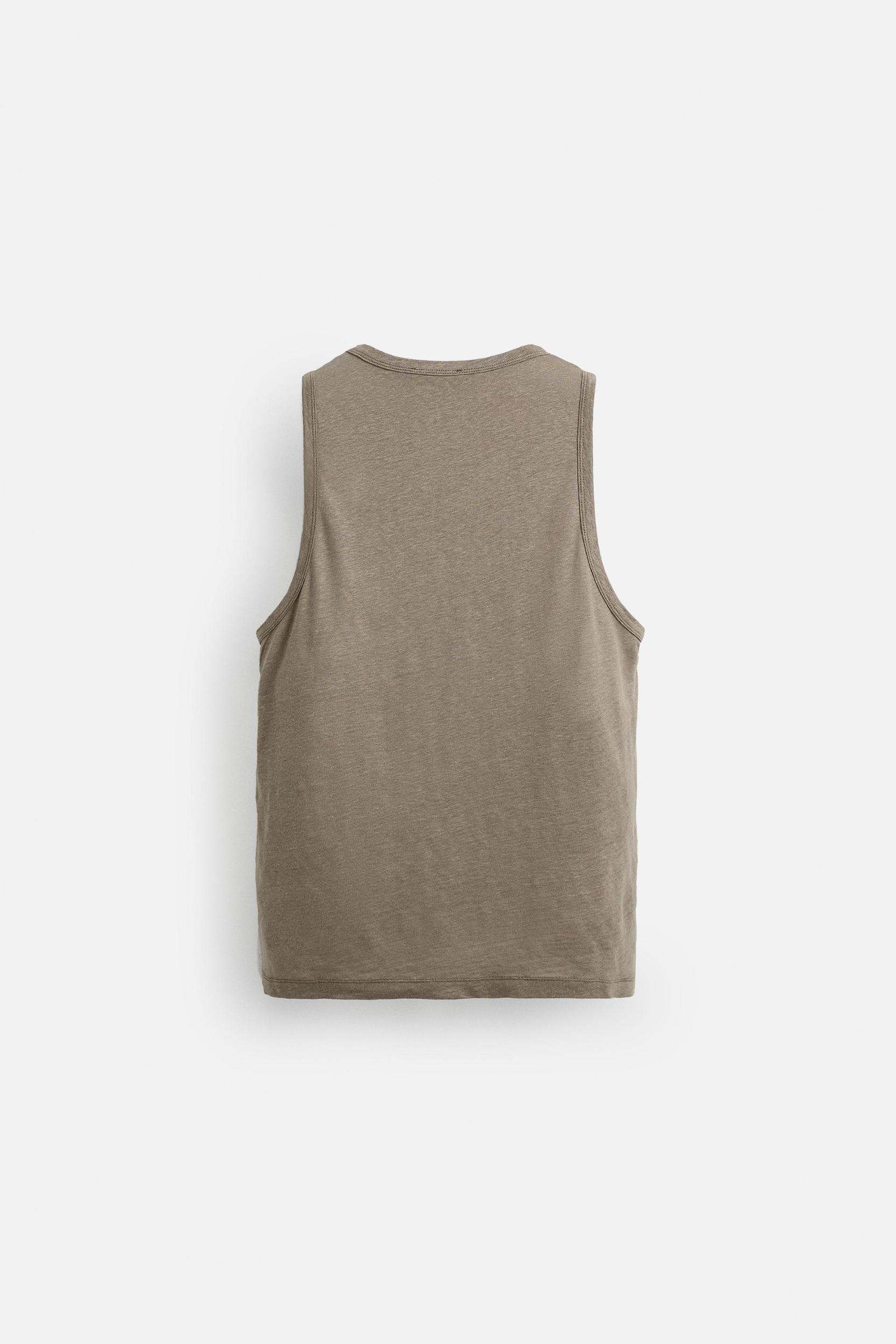100% LINEN TANK TOP Product Image