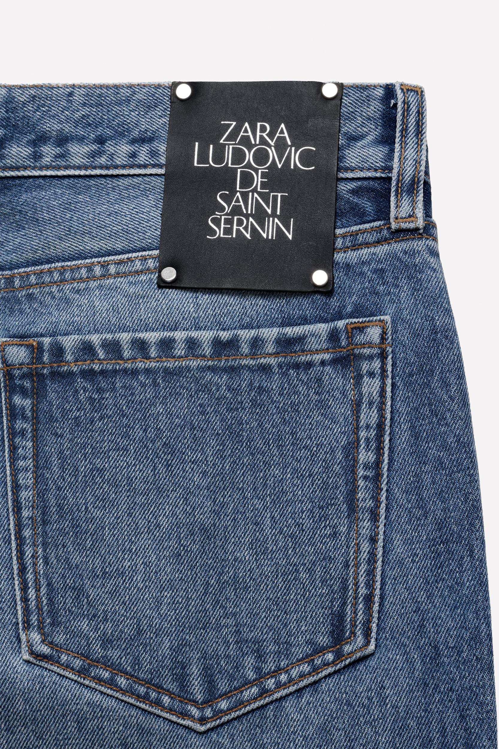 LUDOVIC DE SAINT SERNIN x ZARA LOW-RISE BOOTCUT JEANS Product Image