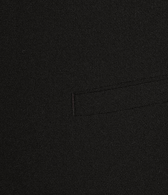 Le' AL.X Woven Crepe High Rise Pleated Front Cargo Suit Wide Leg Coordinating Pants Product Image