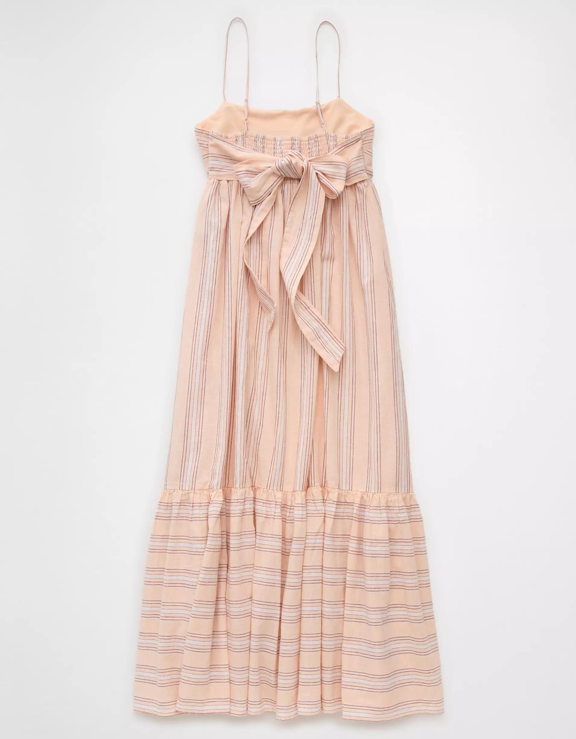 AE Tie Back Babydoll Maxi Dress Product Image