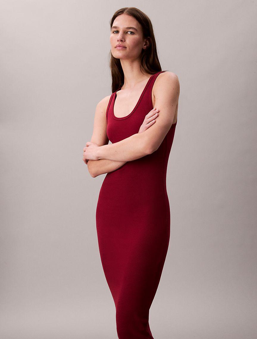 Rib Slip Dress Product Image