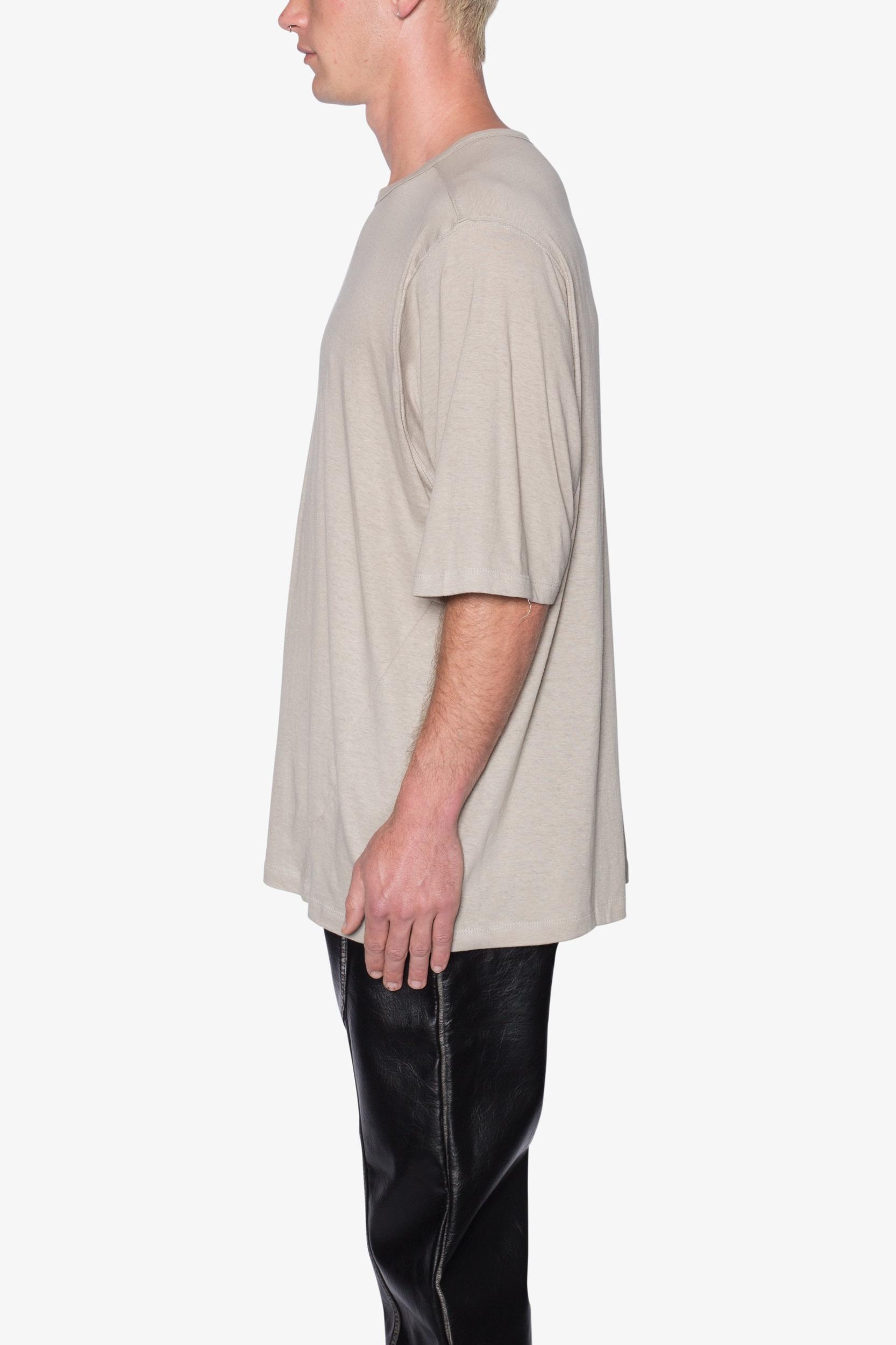 Sheer Gauze Tee - Bone Product Image