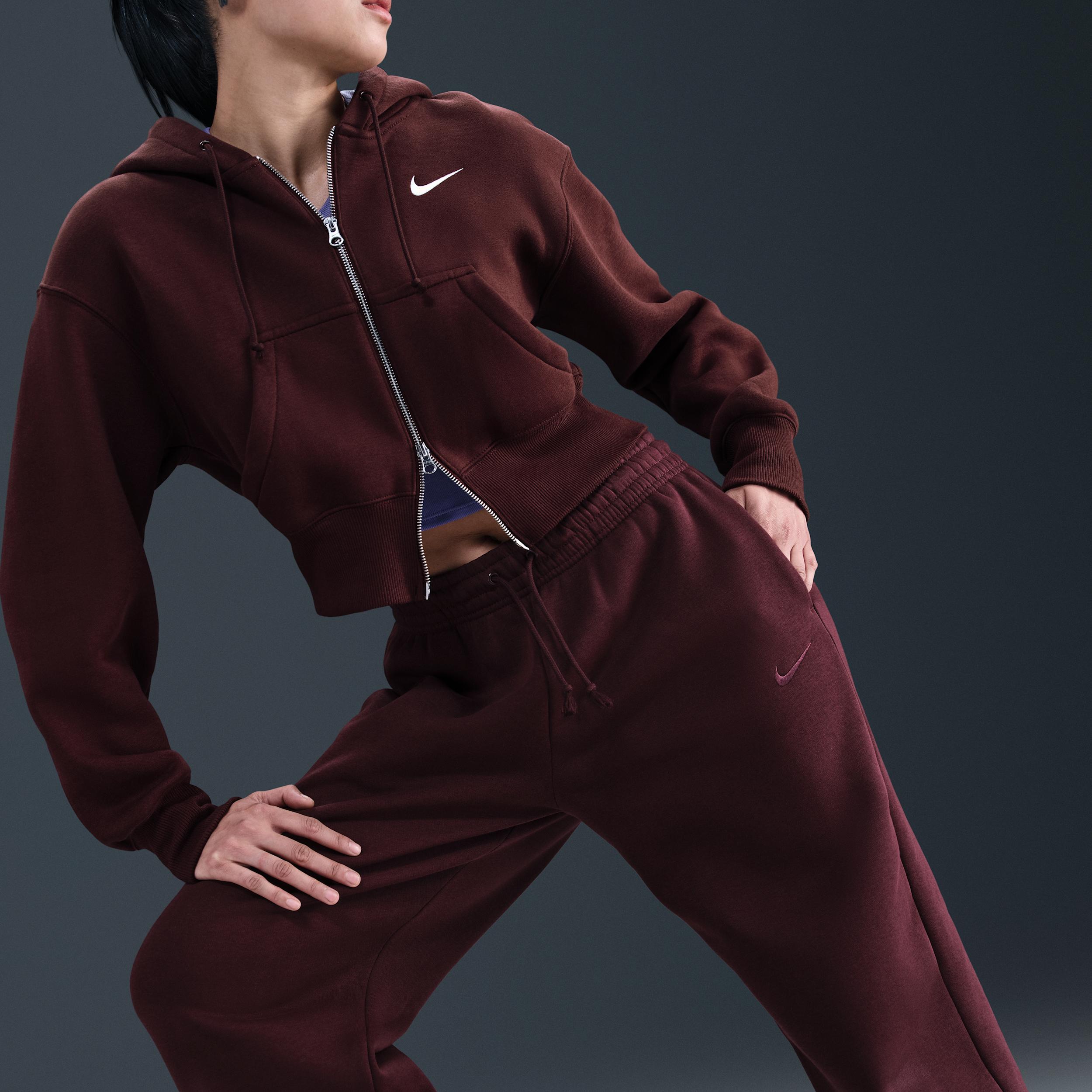 Womens Nike Sportswear Phoenix Fleece High-Waisted Oversized Sweatpants | FZ5996-652 Product Image
