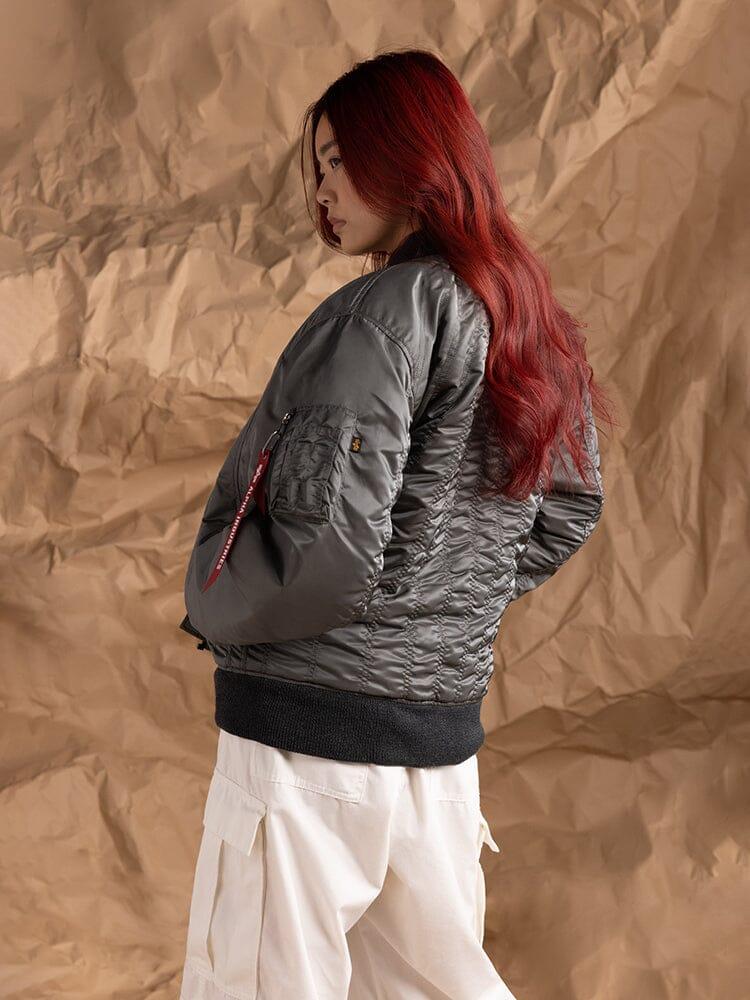 WOMEN'S MA-1 SHIRRING BOMBER JACKET Product Image