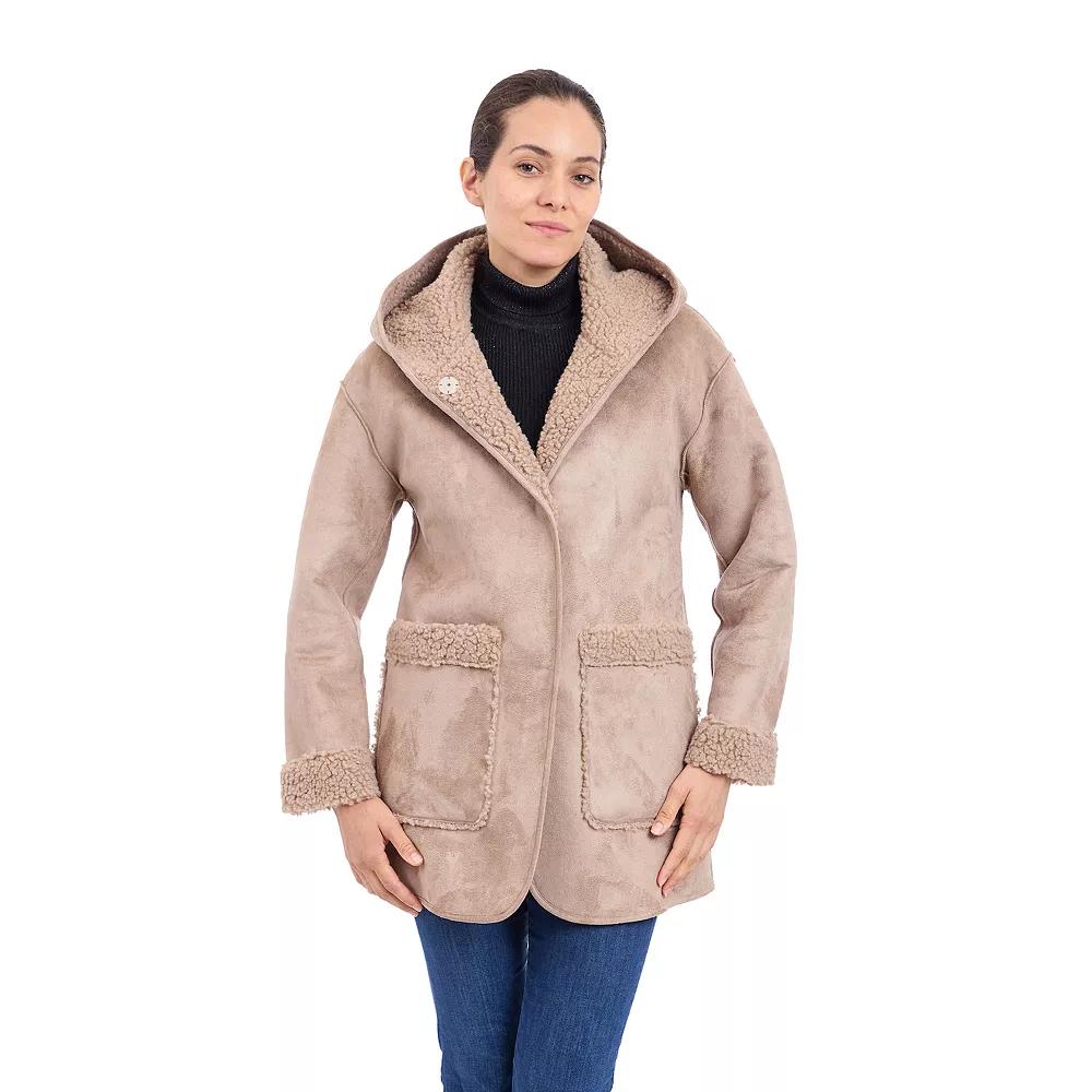 Women's BCBGeneration Faux Shearling Walker, Size: XL, Black Product Image