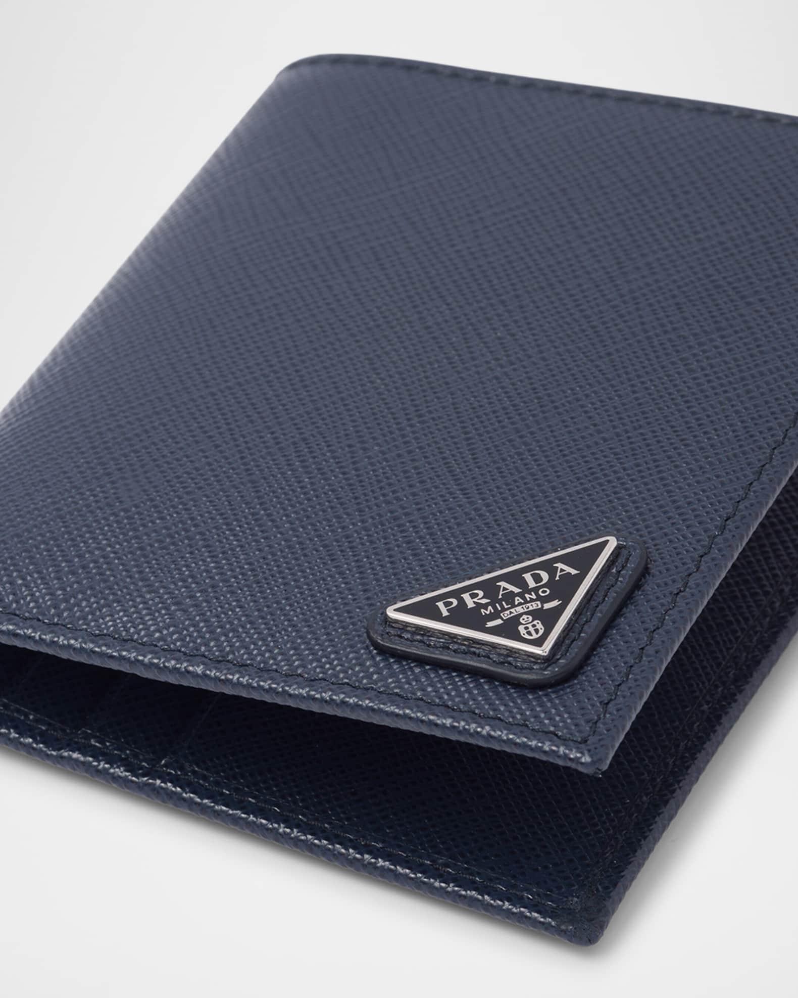 Men's Saffiano Triangolo Billfold Wallet Product Image