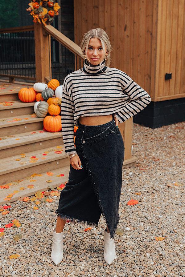 The Ashley Denim Skirt Product Image