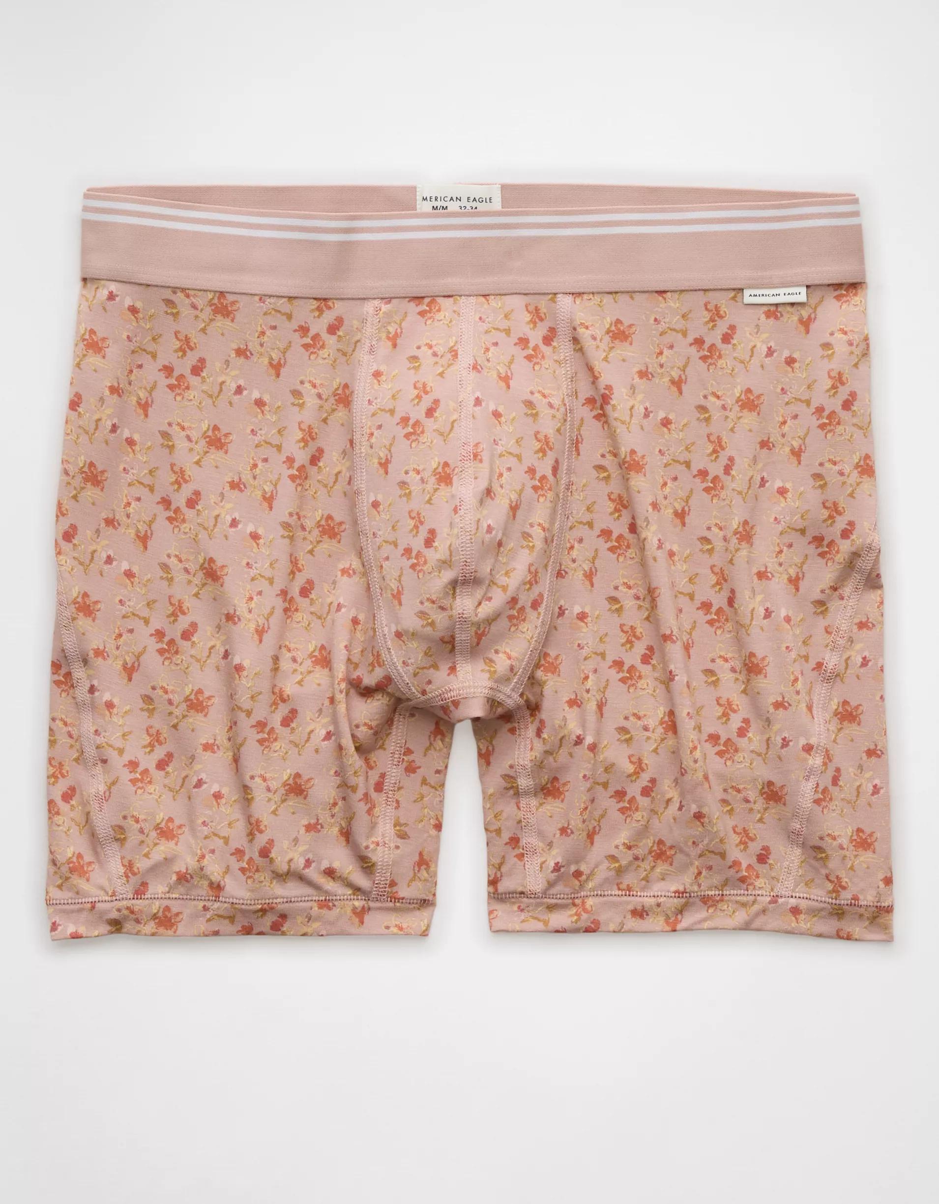 AEO Men's Floral 6" Ultra Soft Boxer Brief Product Image