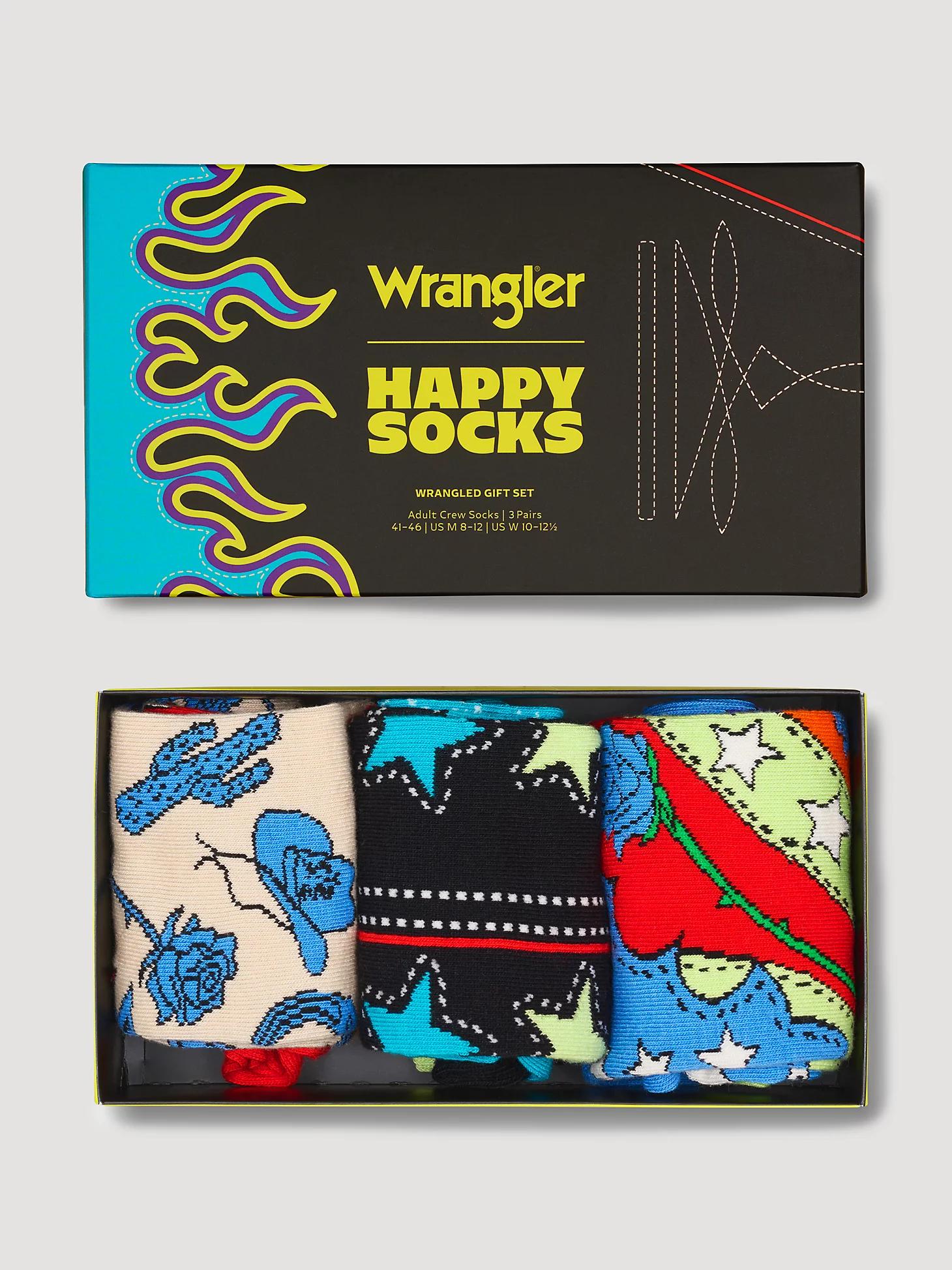 Wrangler® x Happy Socks 3-Pack Gift Set | Women's ACCESSORIES | Wrangler® Product Image