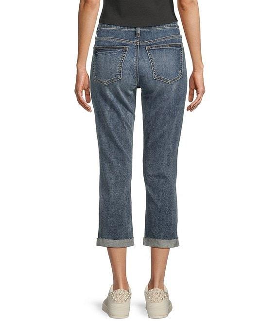 Silver Jeans Co. Elyse Mid Rise Curvy Fit Capris Product Image