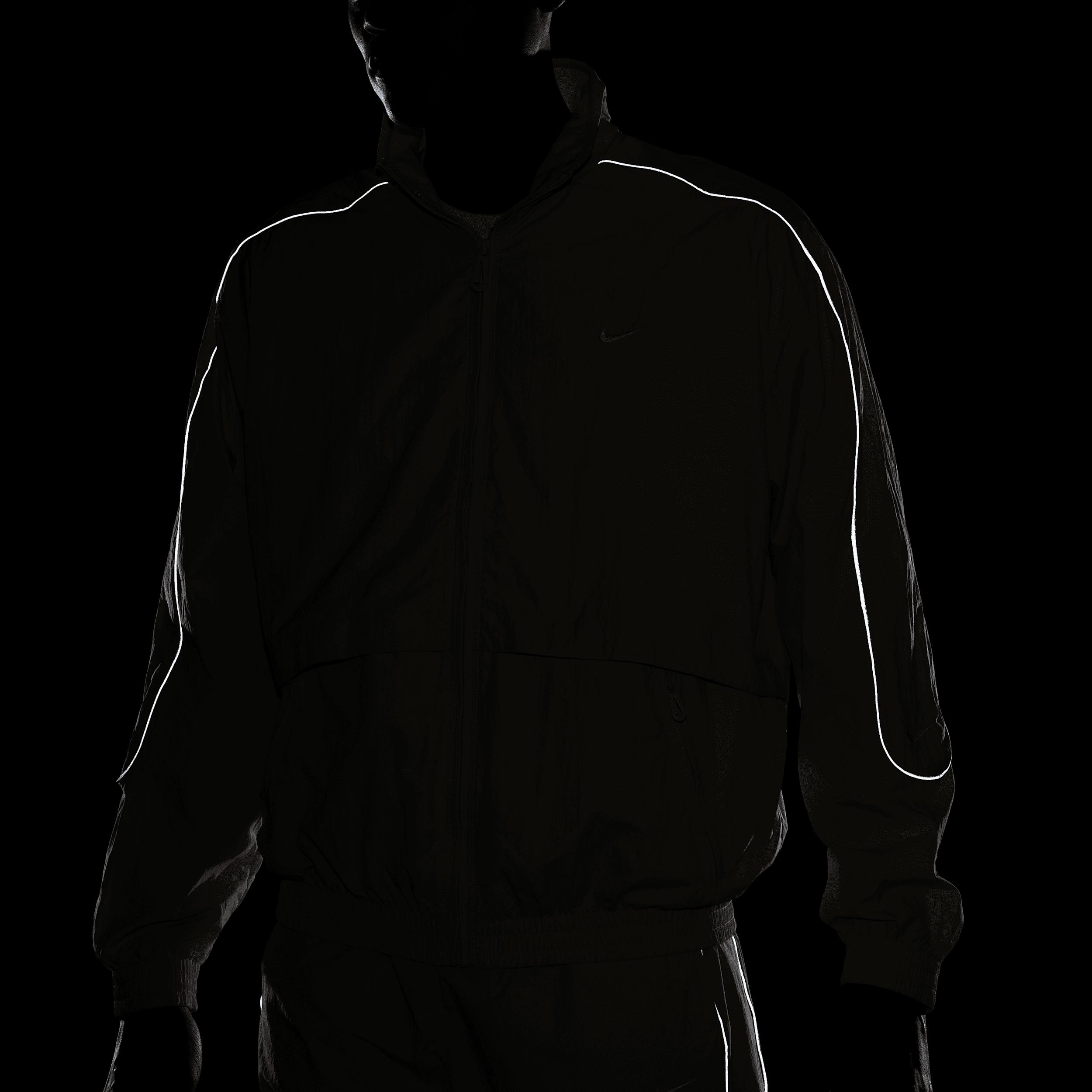 Mens Nike Sportswear Solo Swoosh Woven Track Jacket | FB8622-072 Product Image