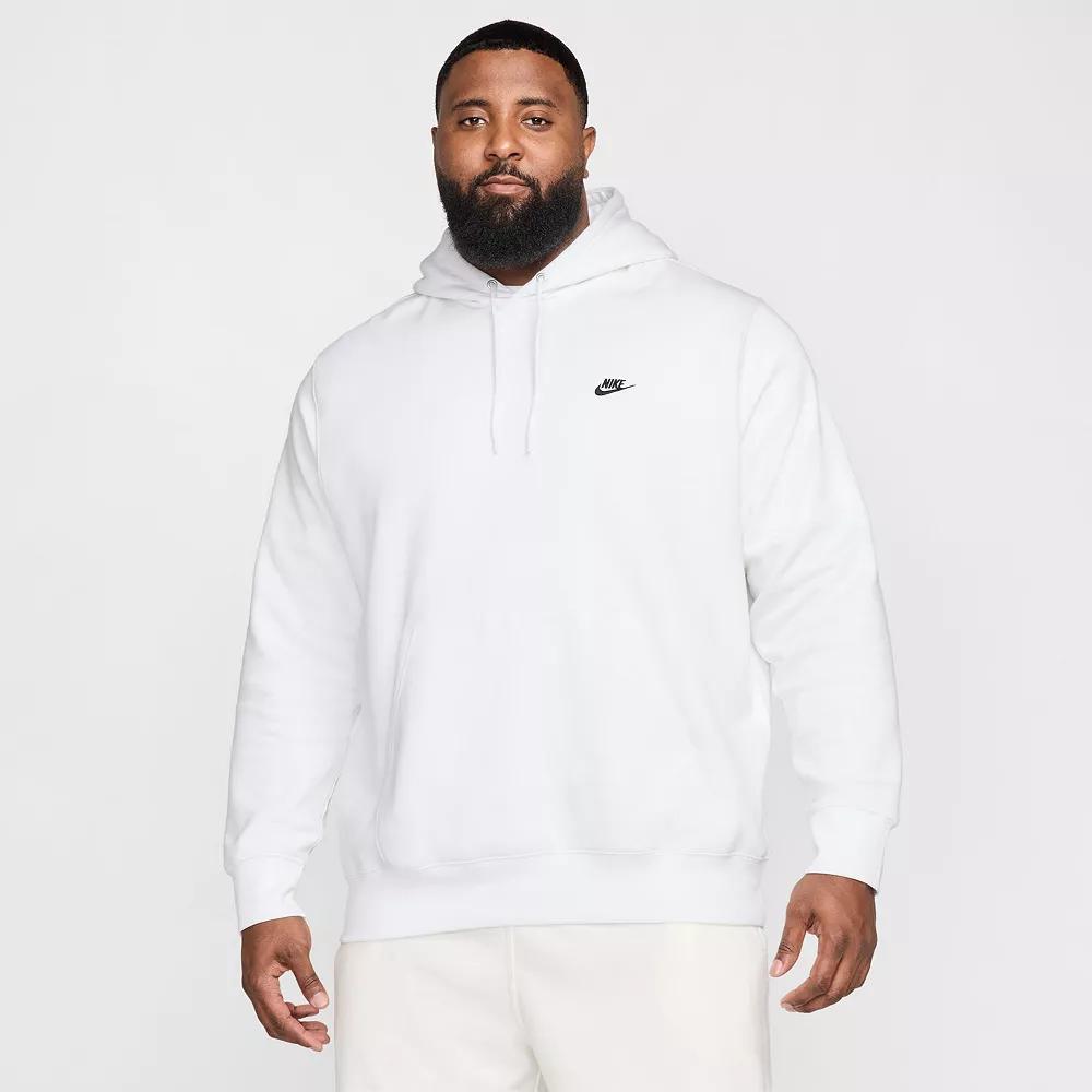 Big & Tall Nike Club Pull-Over Fleece Hoodie, Men's,  Product Image