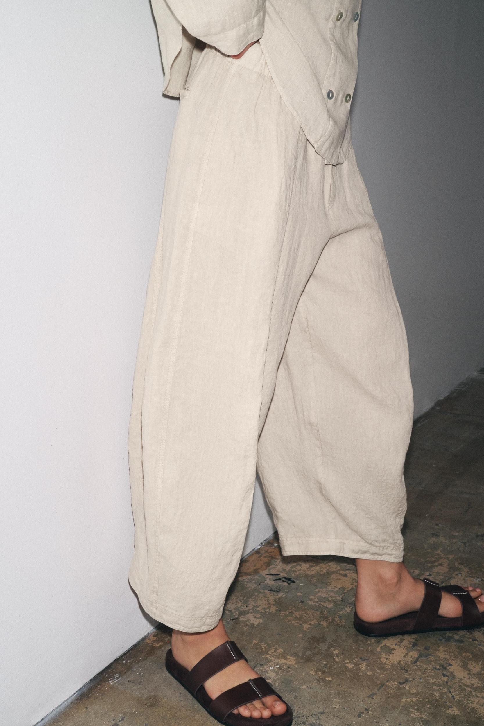 ZW COLLECTION LINEN PANTS Product Image