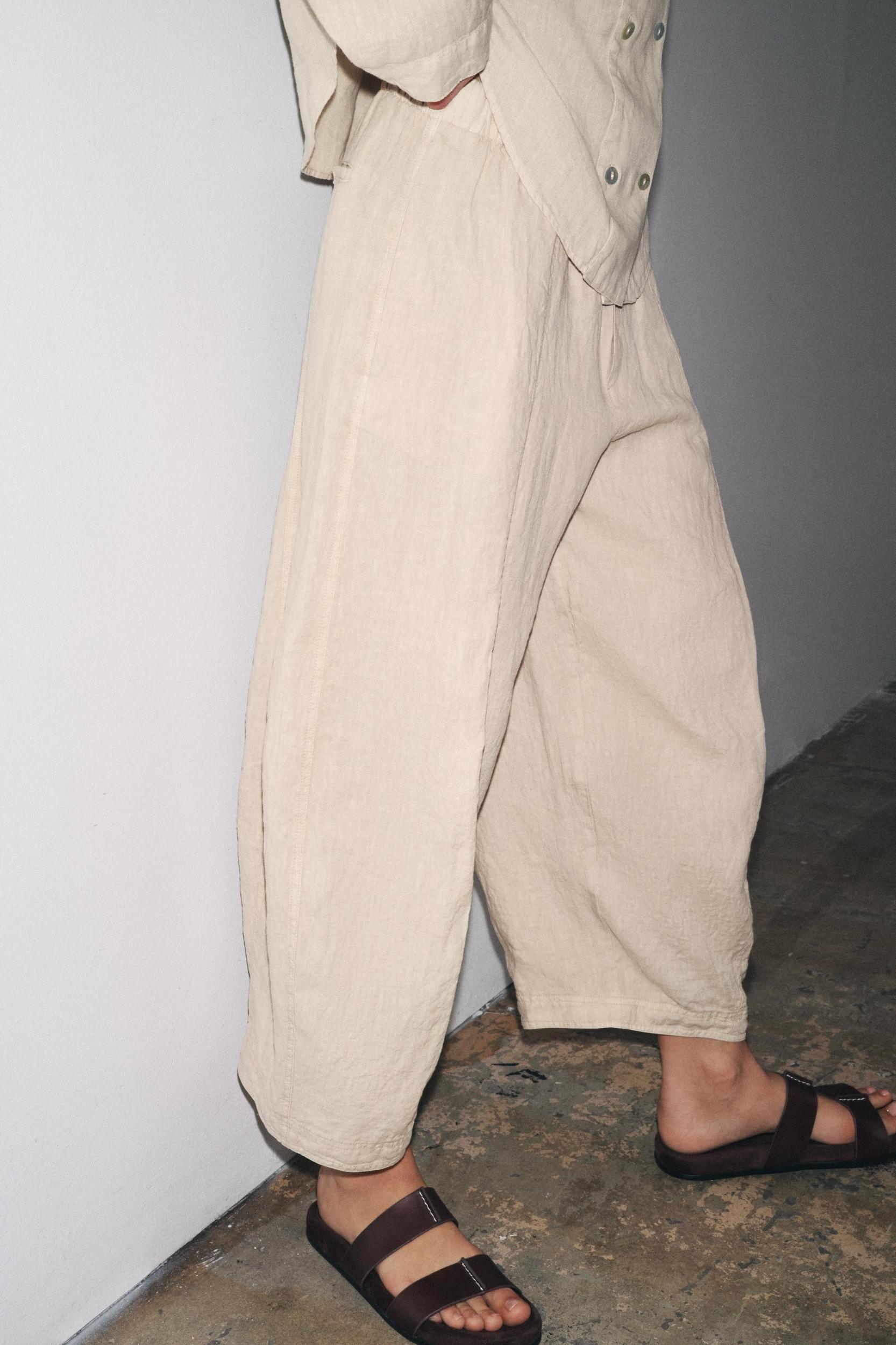 ZW COLLECTION LINEN PANTS Product Image