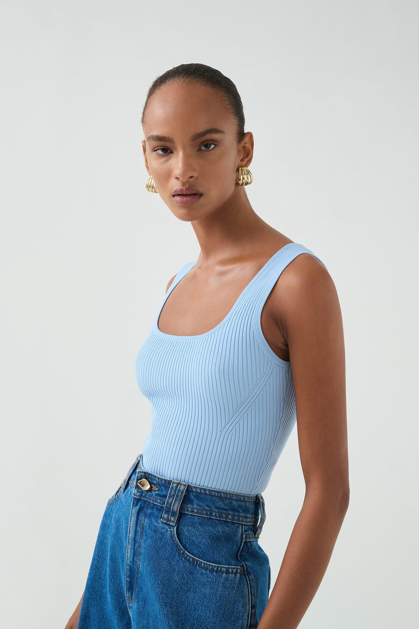 Deia Rib Knit Top Product Image