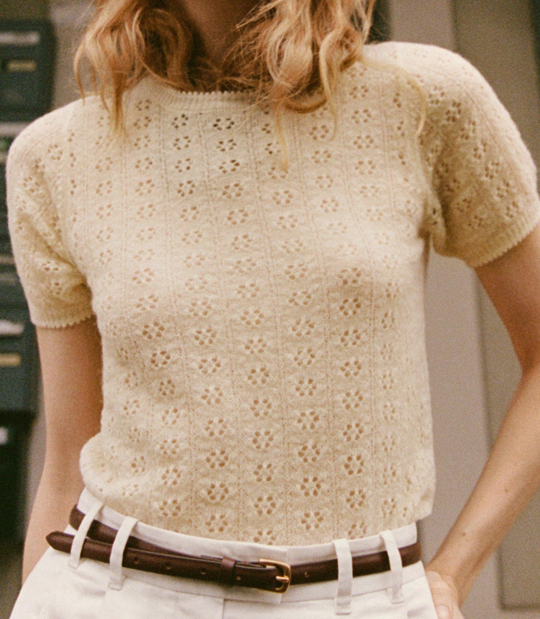 MONICA SWEATER -- VANILLA Product Image