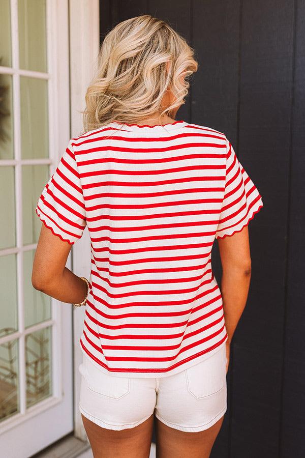 Dockside Charm Stripe Top Product Image