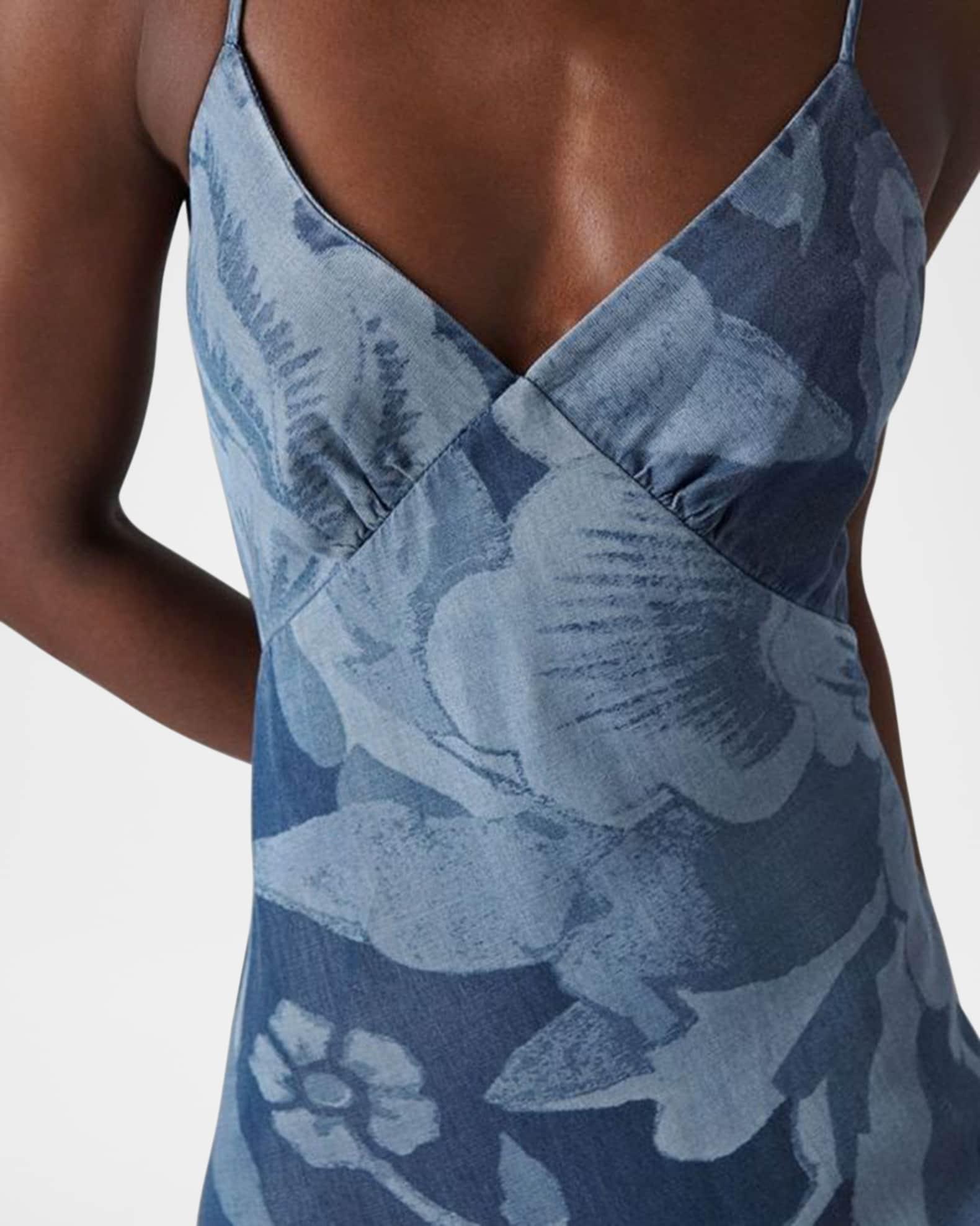 Luisa Floral-Print Ruffle Maxi Dress Product Image