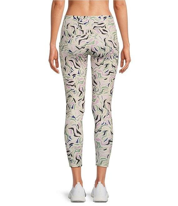 Kinesis High Rise Omega Print 7/8 Moisture Wicking Leggings Product Image