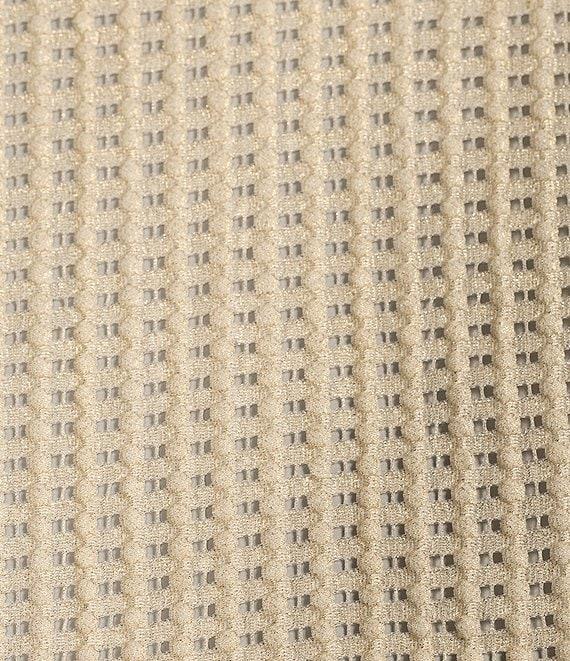 Vince Camuto Sequin Mesh Lace Crew Neck Short Sleeve Tee Product Image