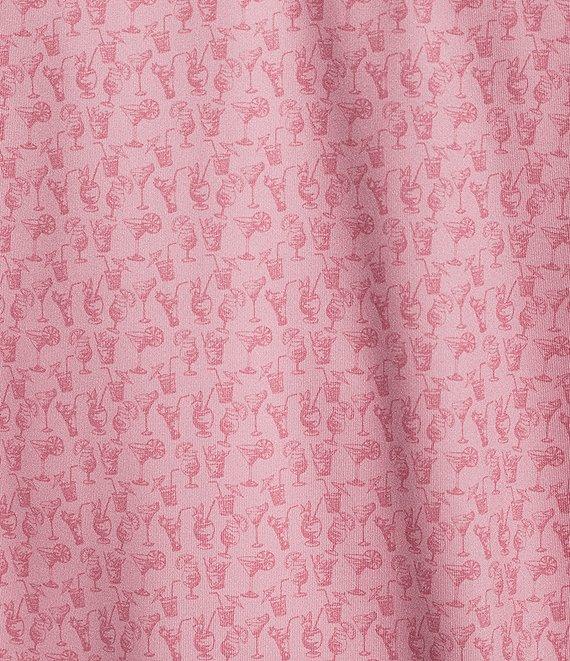 Cremieux Blue Label Performance Stretch Cocktail Print Short Sleeve Polo Shirt Product Image