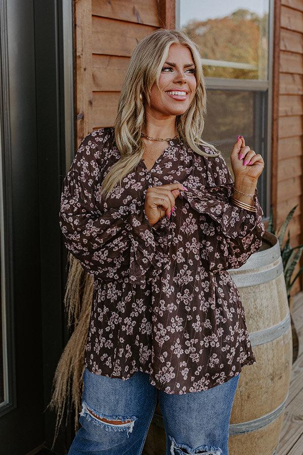 Floral Fascination Shift Top Curves Product Image