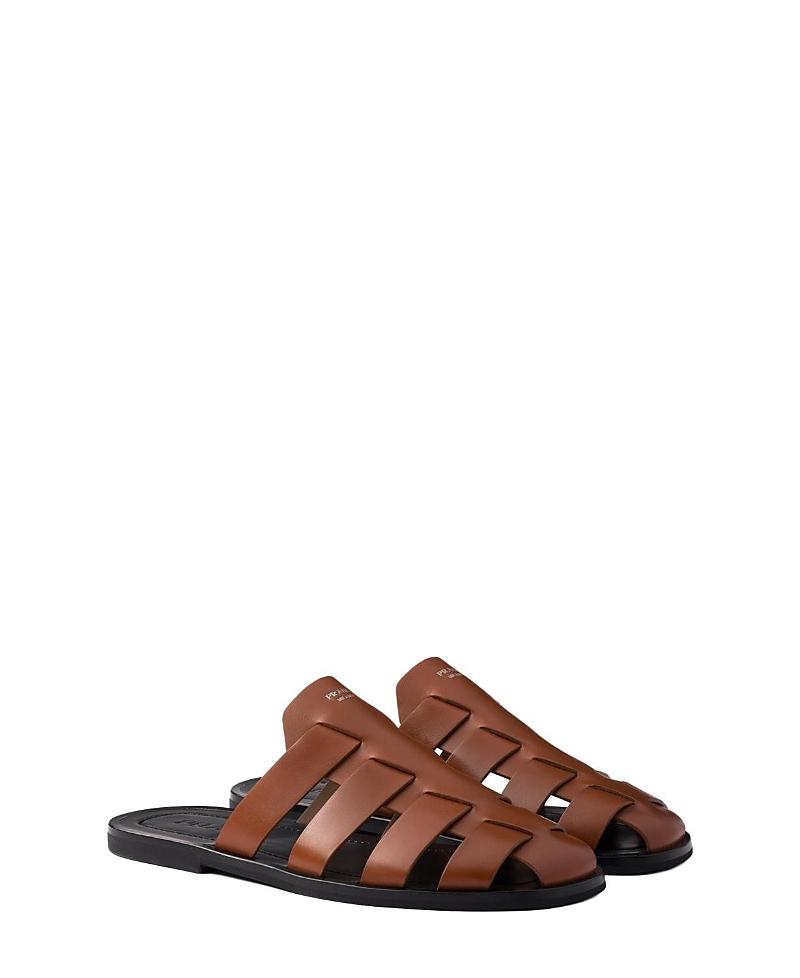 Prada Mens Leather Fisherman Mules Product Image