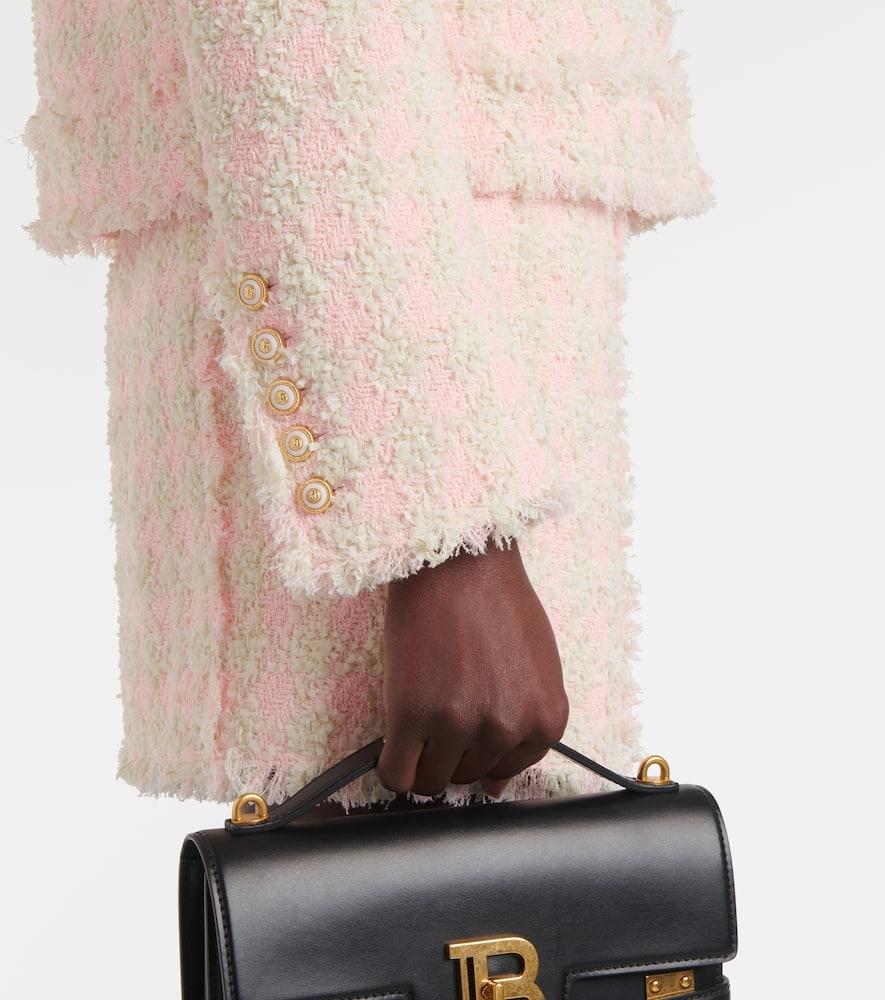 BALMAIN 5-button Textured Tweed Jacket In Neutral Product Image