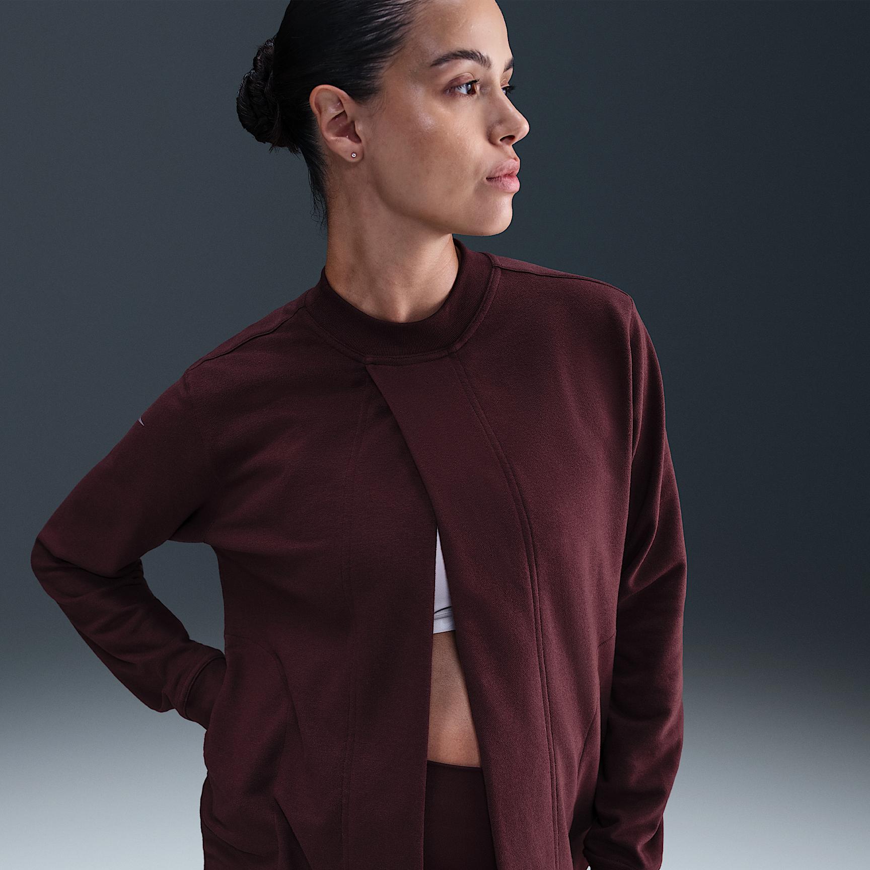 Nike Womens (M) One Reversible French Terry Pullover Top (Maternity) | FZ0452-652 Product Image