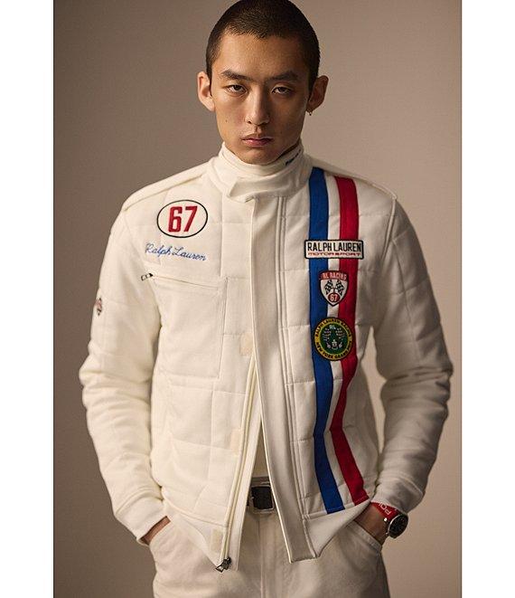 Polo Ralph Lauren Stretch Double-Knit Racing Track Jacket Product Image