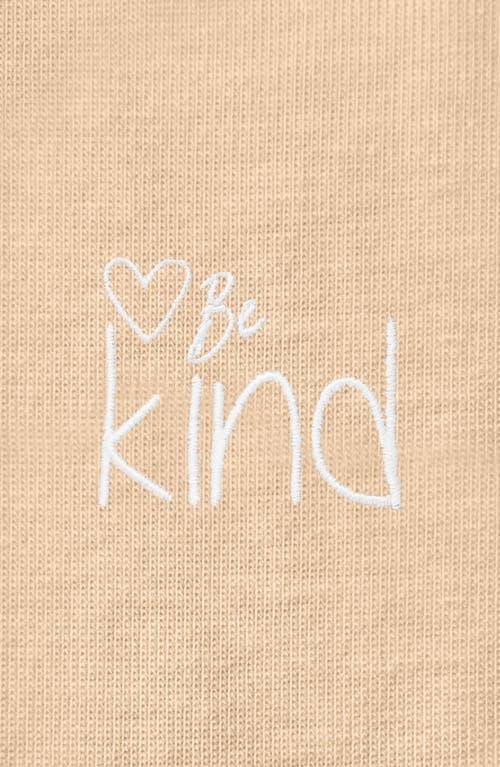 Dalix Be Kind Womens Relaxed Tee in Sand at Nordstrom, Size X-Small Product Image