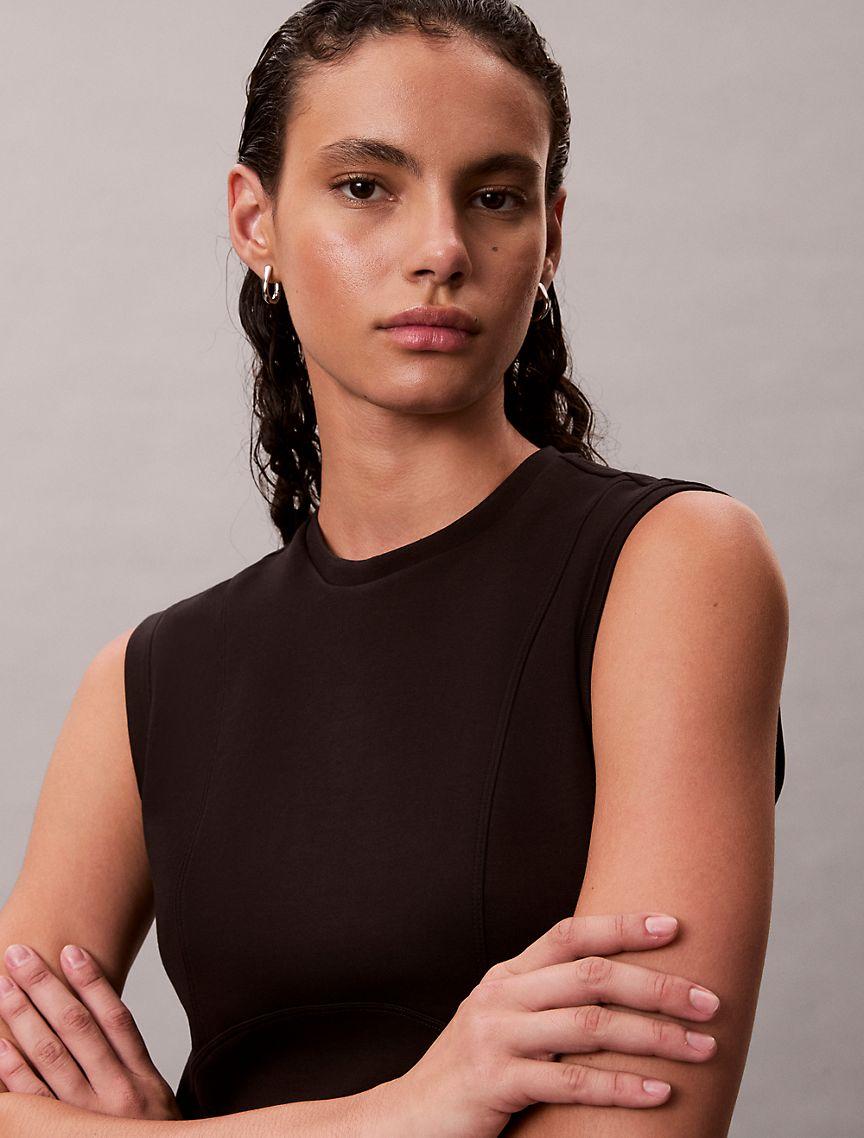 Smooth Sleeveless Mini Dress Product Image
