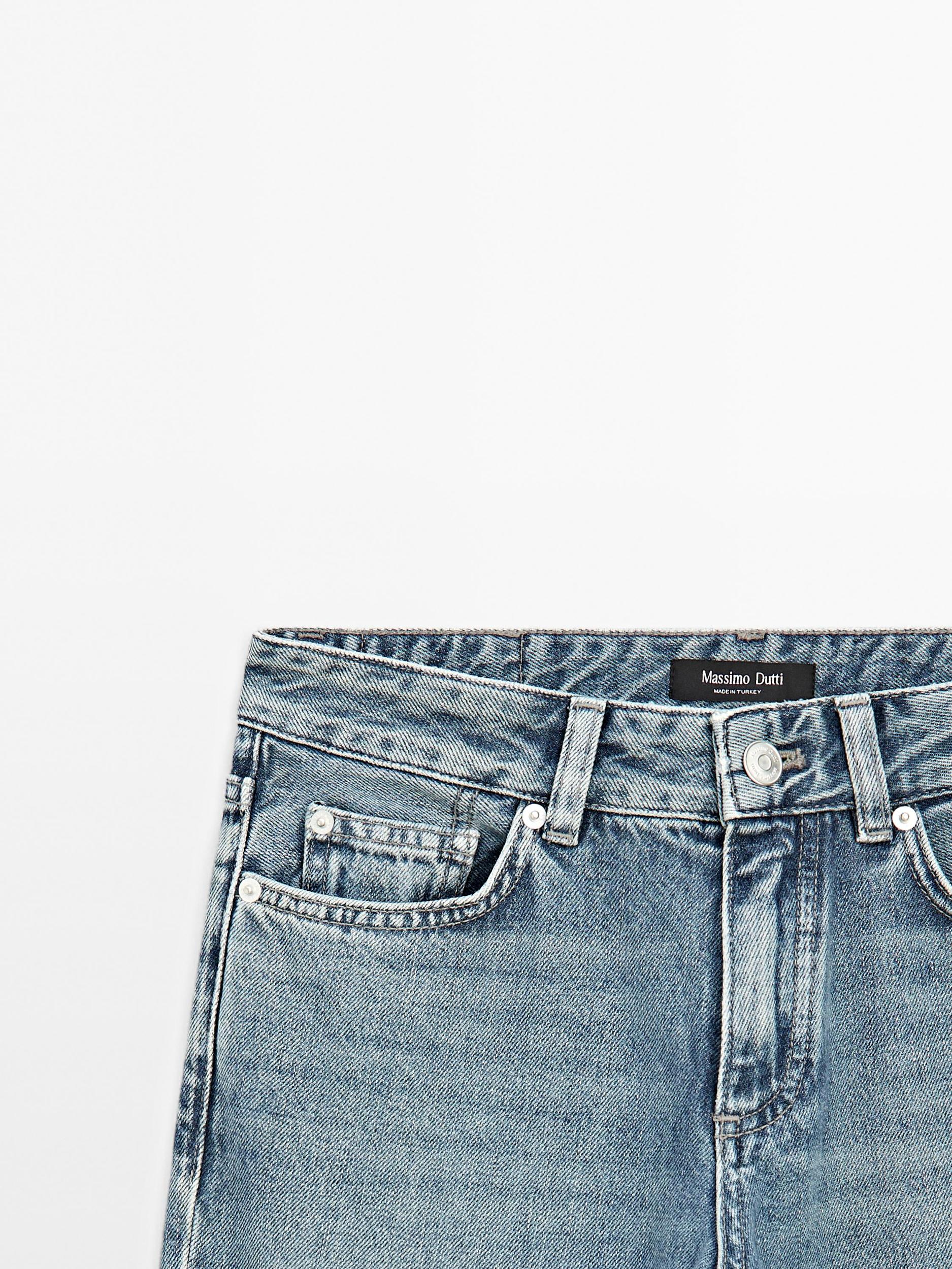 Low-rise straight-leg jeans Product Image